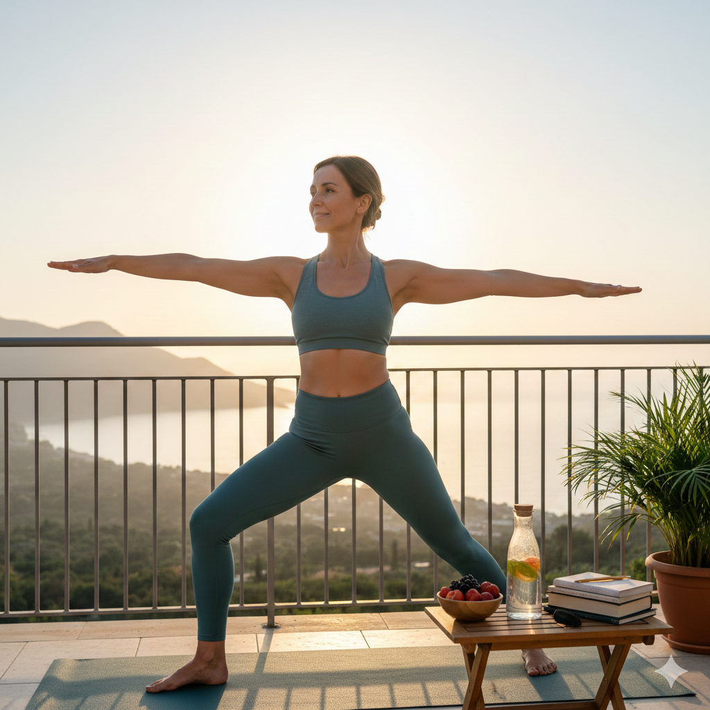 Simple healthy daily habits like walking, hydration, and balanced meals